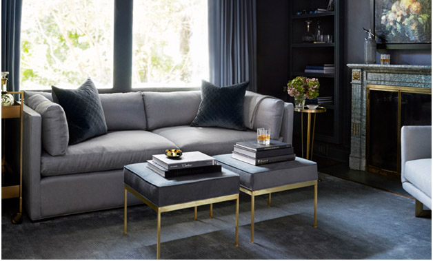 FabModula tuxedo sofa design style