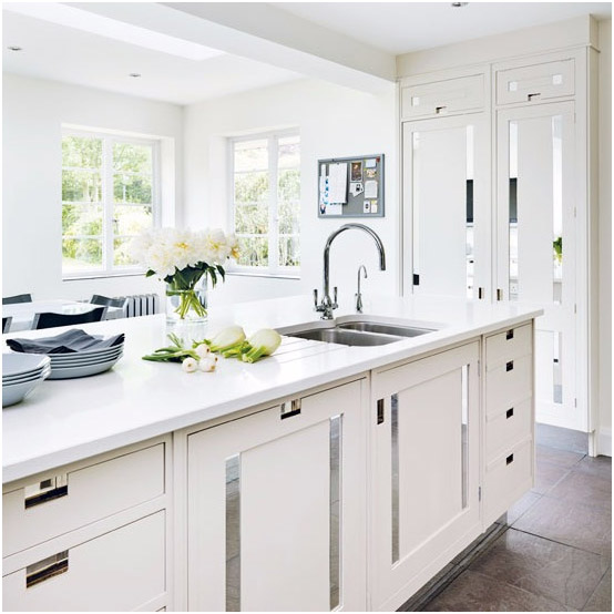 FabModula fully furnished white kitchen