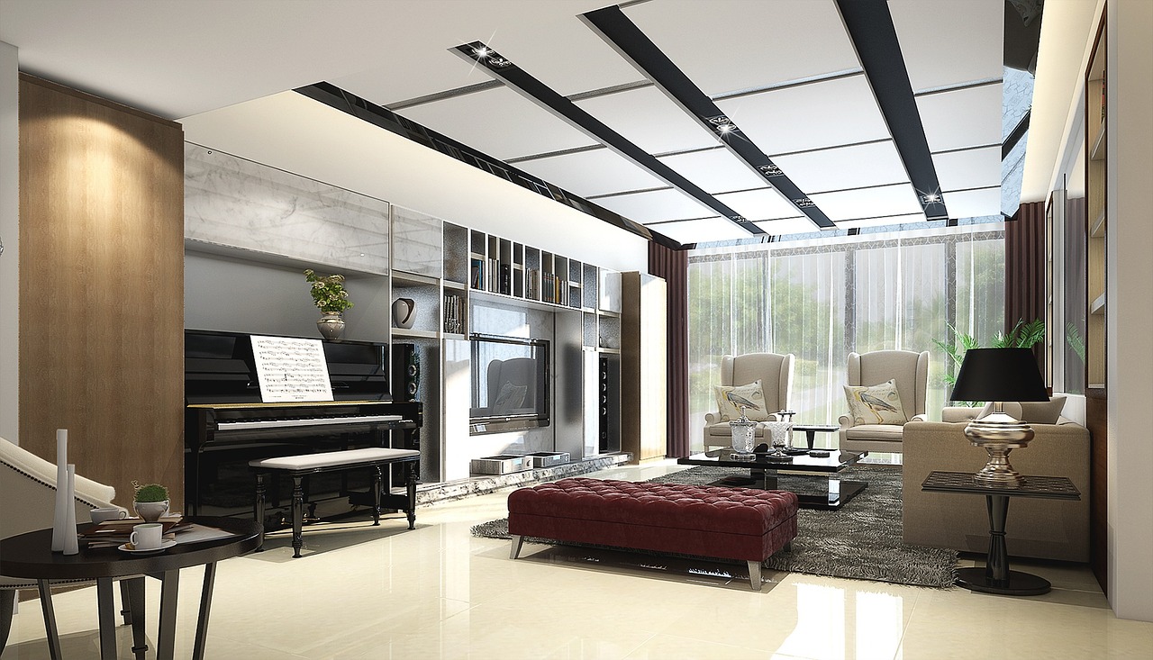 FabModula modern living hall fully furnished