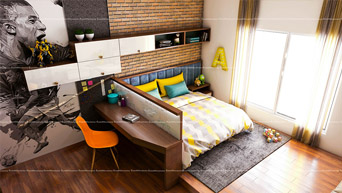 kids bedroom interior designers in bangalore