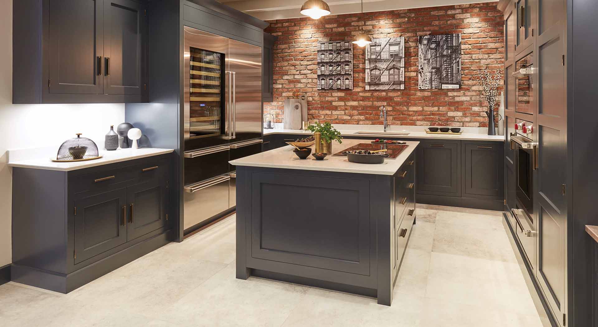 trendy brick wall kitchens for your home